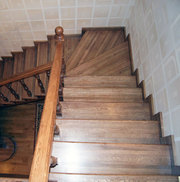 деревянная лестница на зака