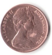 1 цент 1972 года