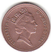 1 NEW penny 1986 года