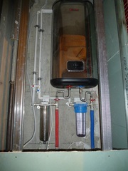 Подключение стиральной машины,  водонагревателя