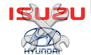 Ремонт автомобилей марки Isuzu,  Hyundai
