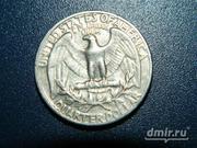Монета Quarter Dollar LIBERTY 1967 года