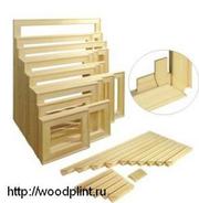 Производство деревянного модульного подрамника,  плинтуса,  наличника 
