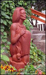 деревянную  скульптуру для декора интерьеров,   загородного дома,   сада